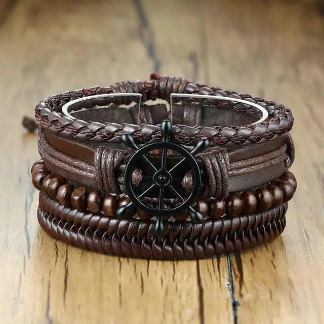 4Pcs/ Set Braided Bracelets High Quality