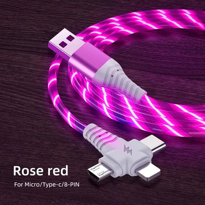 3 IN 1 Luminous Lighting USB Cable