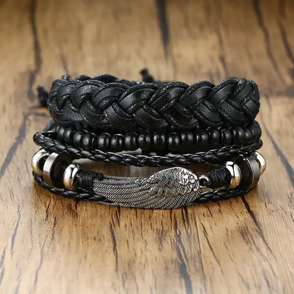 4Pcs/ Set Braided Bracelets High Quality