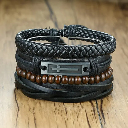 4Pcs/ Set Braided Bracelets High Quality