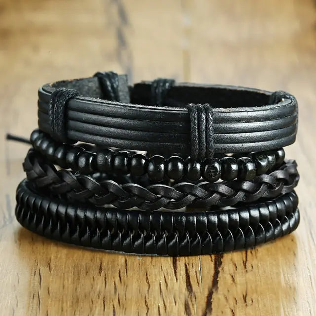 4Pcs/ Set Braided Bracelets High Quality