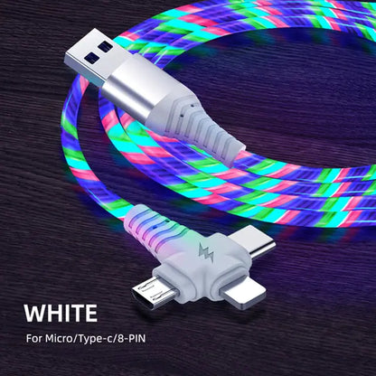 3 IN 1 Luminous Lighting USB Cable