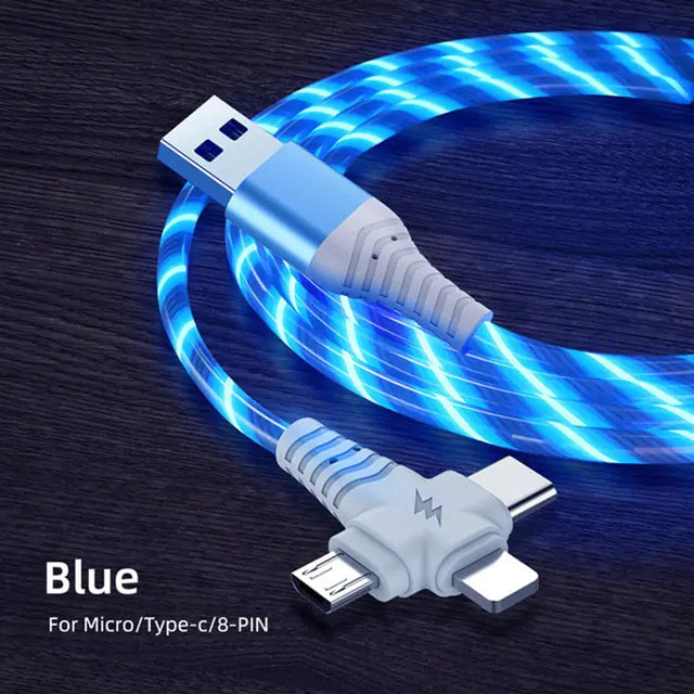 3 IN 1 Luminous Lighting USB Cable