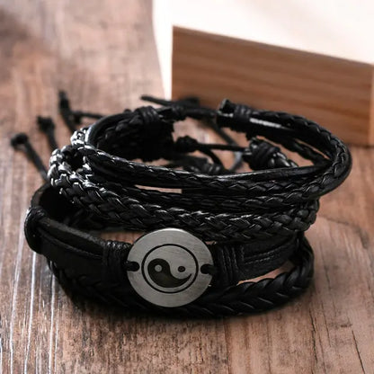 4Pcs/ Set Braided Bracelets High Quality