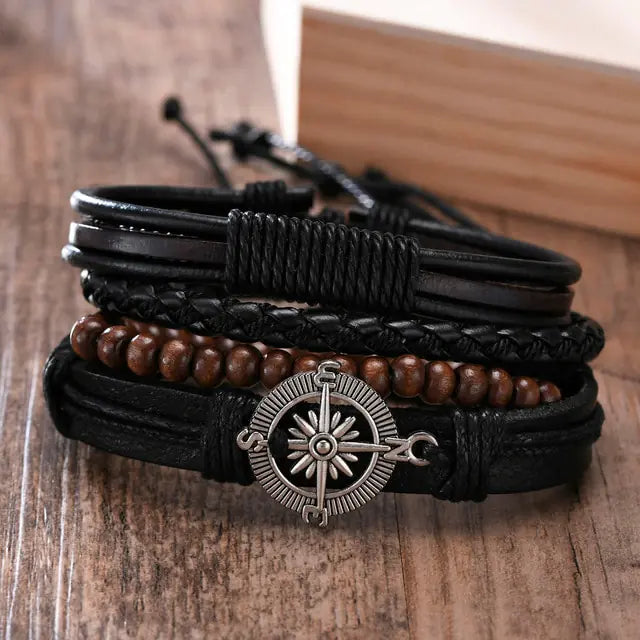 4Pcs/ Set Braided Bracelets High Quality