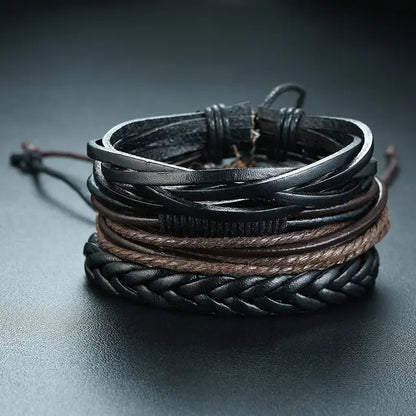 4Pcs/ Set Braided Bracelets High Quality