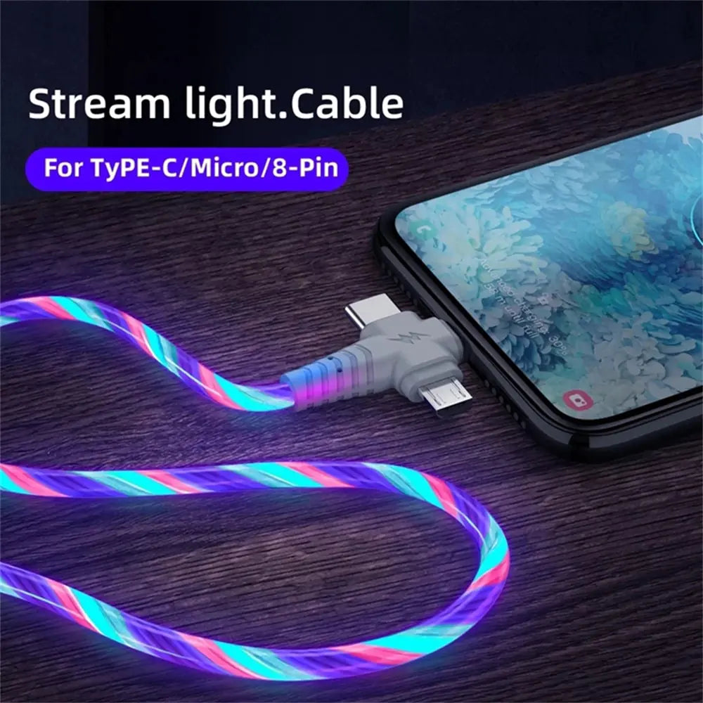 3 IN 1 Luminous Lighting USB Cable